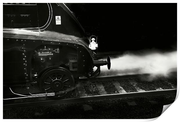 Snorting Steam Print by Reg Atkinson
