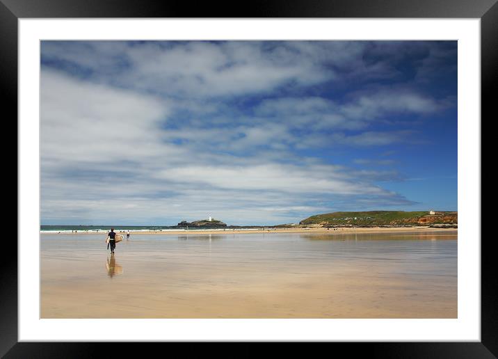 Godrevy, Cornwall Framed Mounted Print by Graham Custance