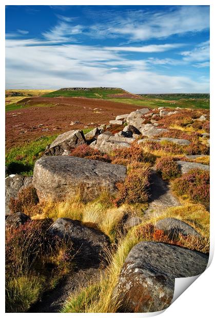 View from Over Owler Tor                      Print by Darren Galpin