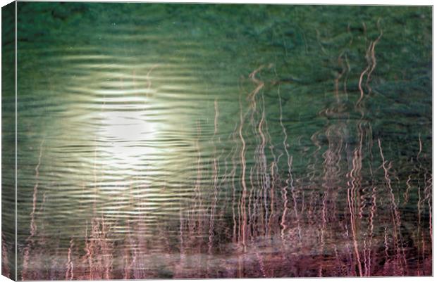 The Rippling Sun Canvas Print by Jean Gill