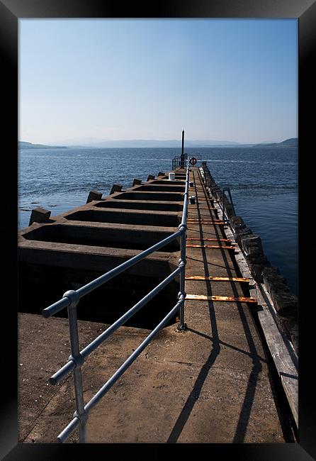 The Breakwater Framed Print by Jacqi Elmslie