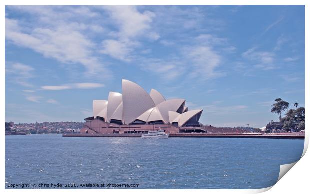 Sydney Opera House Print by chris hyde