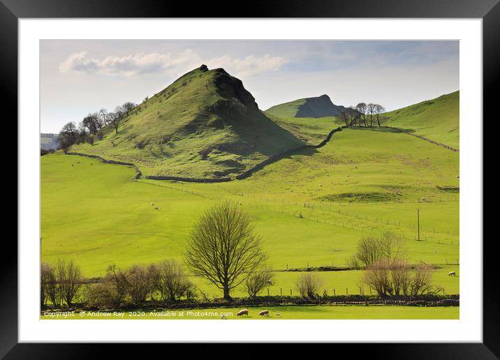 Parkhouse and Chrome Hills Framed Mounted Print by Andrew Ray