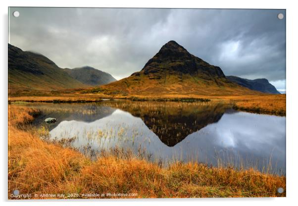 Lochan na Fola Acrylic by Andrew Ray