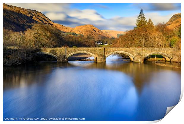 Loch Fyne Head Bridge Print by Andrew Ray