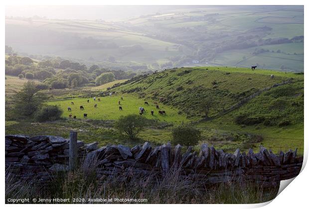 Gilfach Goch Print by Jenny Hibbert