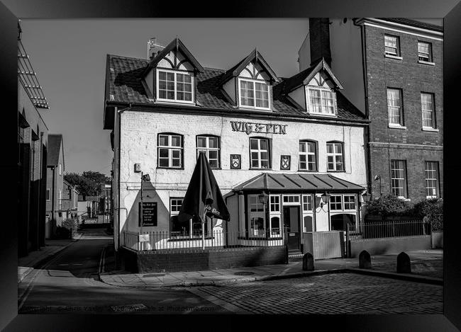 Wig & Pen pub, Norwich Framed Print by Chris Yaxley