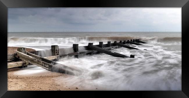 To calm the sea at Skegness  Framed Print by Jon Fixter