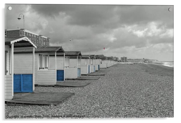 Bexhill Blues Acrylic by Gordon Stein