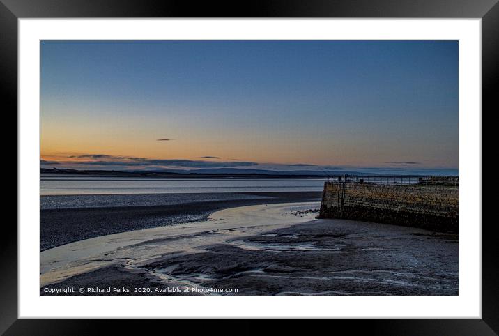 Empty Estuary Framed Mounted Print by Richard Perks