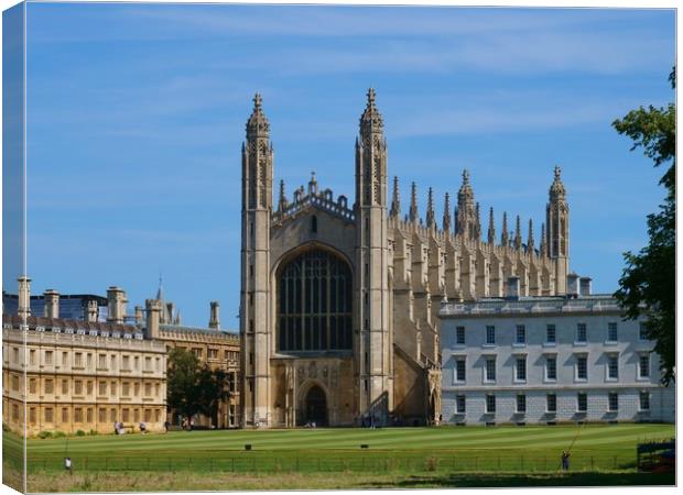 King's College, Cambridge Canvas Print by Nathalie Hales