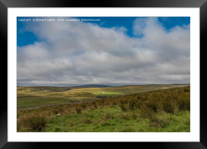 Over to Peghorn from the Alston Road Framed Mounted Print by Richard Laidler