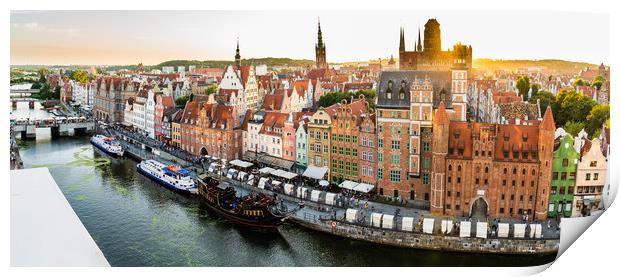 Gdansk, North Poland - August 13, 2020: Wide angle Print by Arpan Bhatia