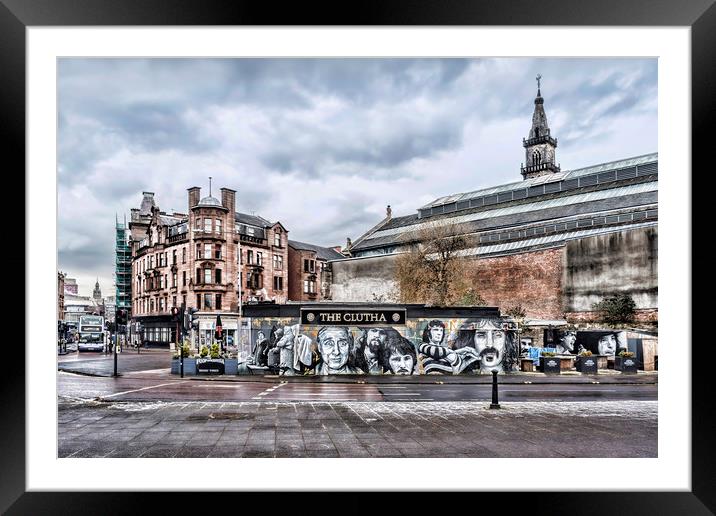 The Clutha Glasgow Framed Mounted Print by Valerie Paterson