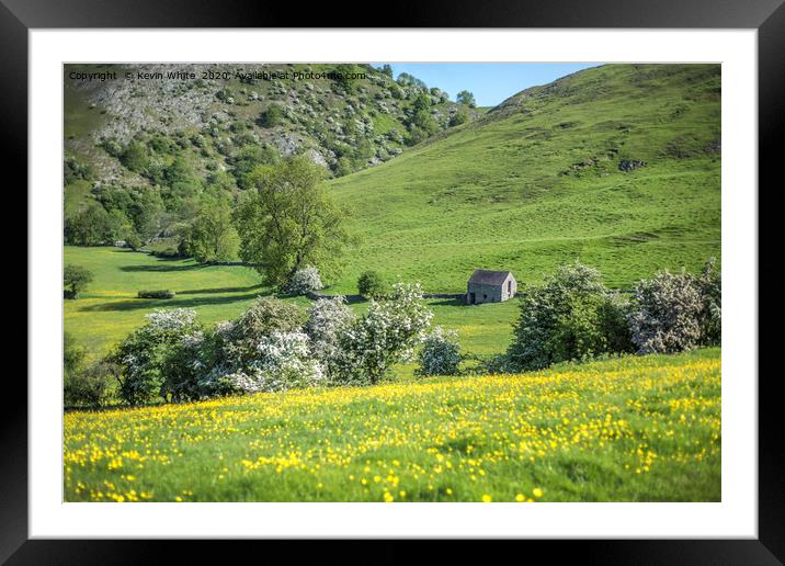 isolated farm building Framed Mounted Print by Kevin White
