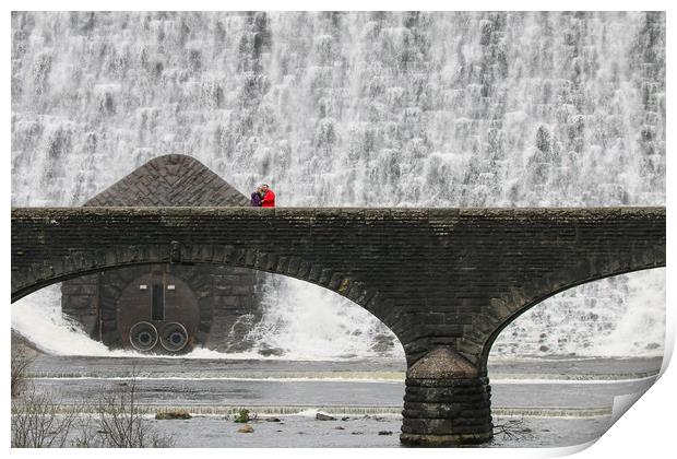 Elan Valley Dam Print by Simon Marlow