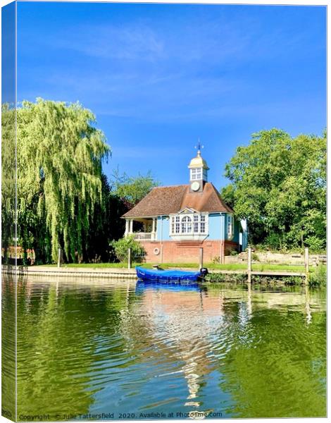River Thames Wallingford Canvas Print by Julie Tattersfield