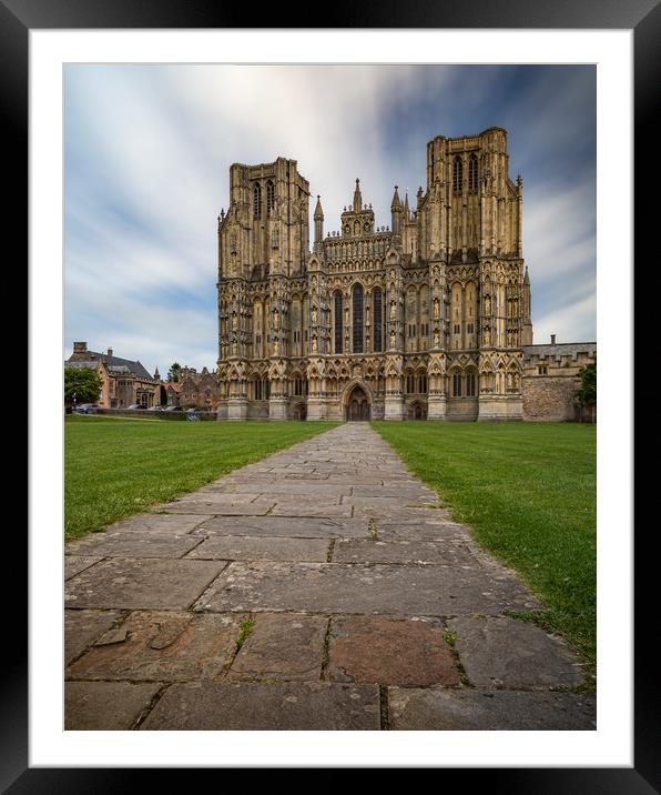 Wells Cathedral Framed Mounted Print by Daniel Farrington