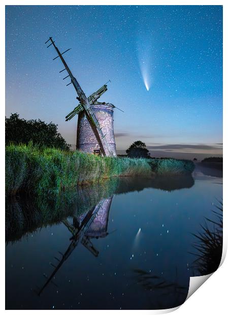 Comet NEOWISE Print by Daniel Farrington
