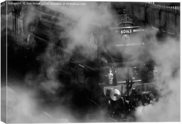 Steam train Tornado Canvas Print by Sue Wood