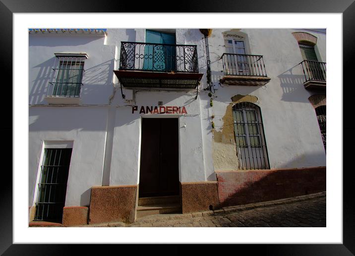 This is a rather derelict building, a house. It us Framed Mounted Print by Jose Manuel Espigares Garc