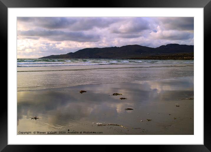 Dooey Reflections Framed Mounted Print by Steven Watson