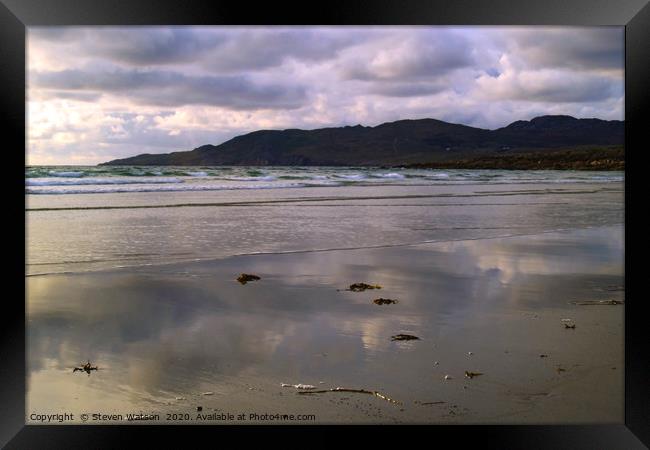 Dooey Reflections Framed Print by Steven Watson