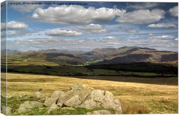 The Duddon Valley Canvas Print by Jamie Green