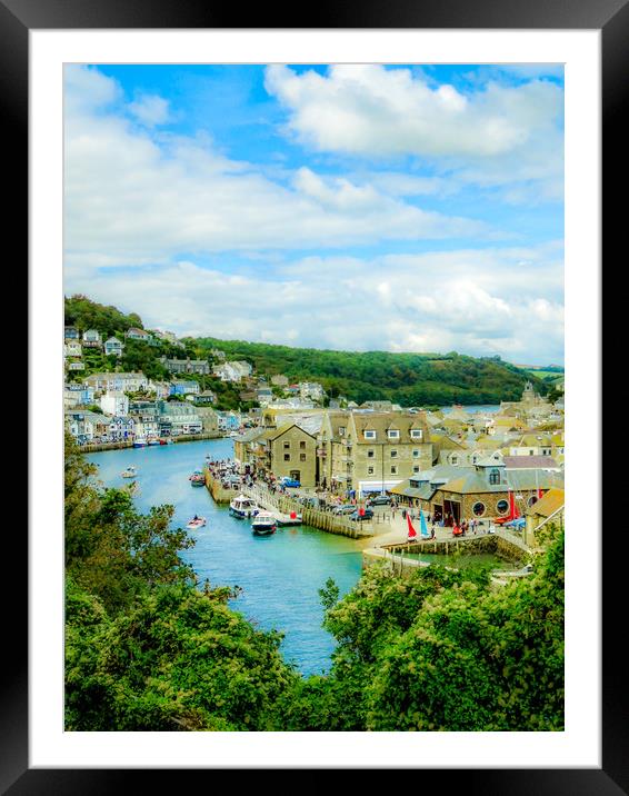 The Tranquil Beauty of Looe River Framed Mounted Print by Beryl Curran