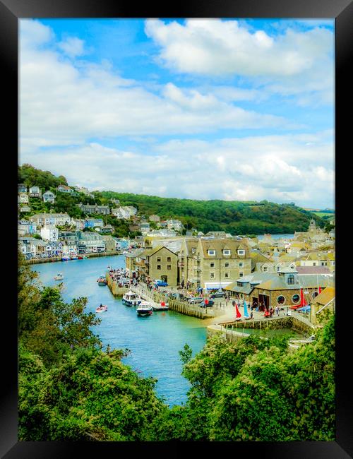 The Tranquil Beauty of Looe River Framed Print by Beryl Curran