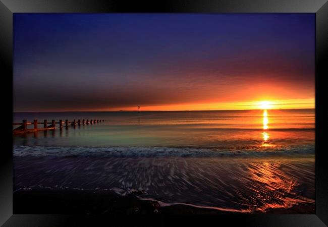 Portobello beach sunrise Framed Print by Philip Hawkins