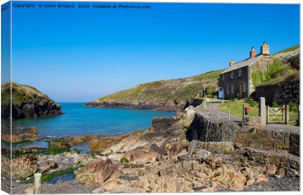 port quin cornwall Canvas Print by Kevin Britland