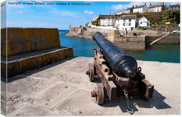 Porthleven Cornwall Canvas Print by Kevin Britland