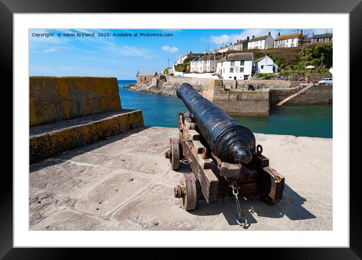 Porthleven Cornwall Framed Mounted Print by Kevin Britland