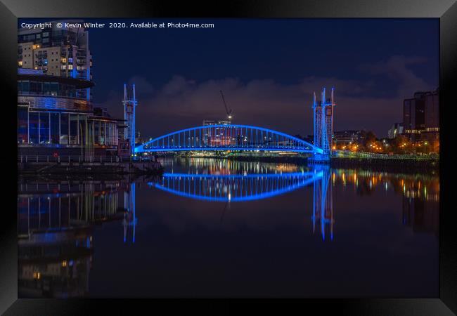 Salford Blues Framed Print by Kevin Winter