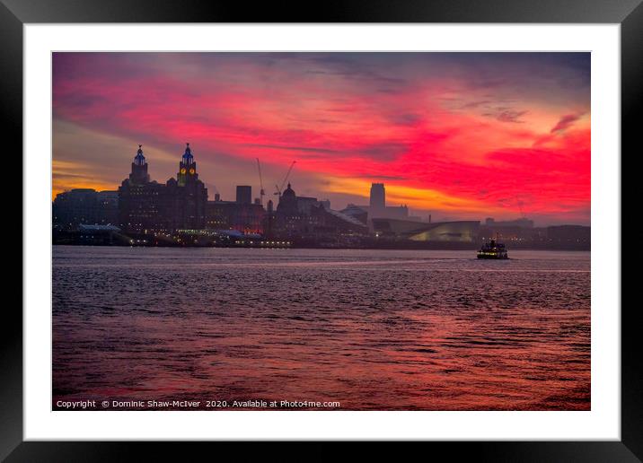 Ferry 'cross the Mersey Framed Mounted Print by Dominic Shaw-McIver