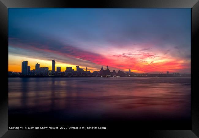 Liverpool Sunrise Framed Print by Dominic Shaw-McIver