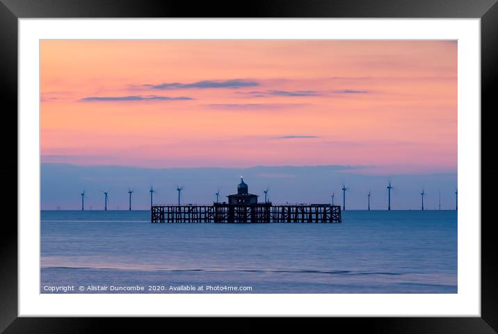 Herne Bay Old Piers End Framed Mounted Print by Alistair Duncombe