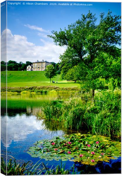 Cusworth Hall Doncaster Canvas Print by Alison Chambers