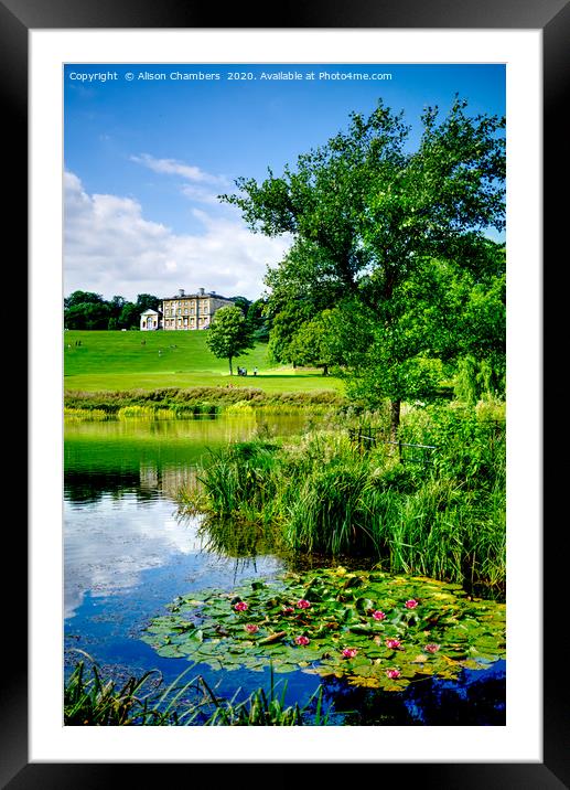 Cusworth Hall Doncaster Framed Mounted Print by Alison Chambers