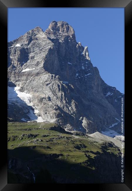 Matterhon Zermatt Cervino Mont Cervin Cervinia Mou Framed Print by Fabrizio Malisan