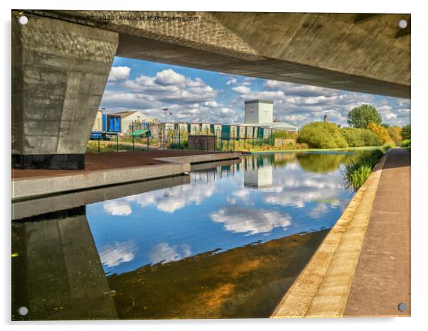 Mersey Gateway Bridge Acrylic by Peter Stuart