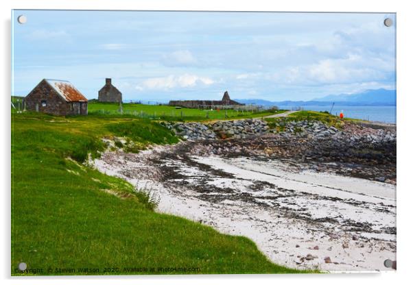 The Bay of Culkein Acrylic by Steven Watson