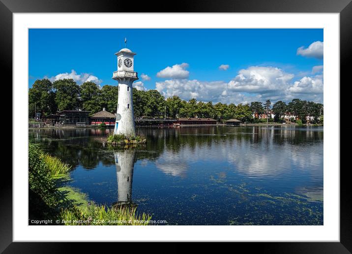 The Scott Memorial at Roath Park Cardiff Framed Mounted Print by Jane Metters