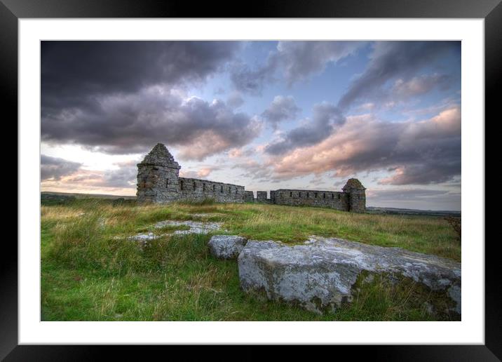 Codgers Fort Rothbury Northumberland Framed Mounted Print by David Thompson