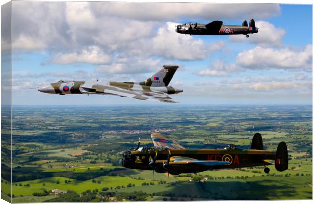 Avro Trio 2 Canvas Print by Oxon Images