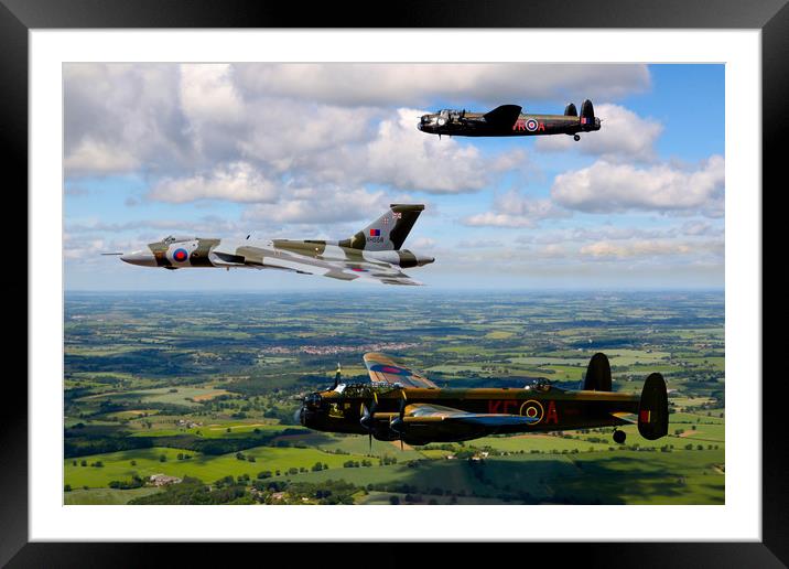 Avro Trio 2 Framed Mounted Print by Oxon Images