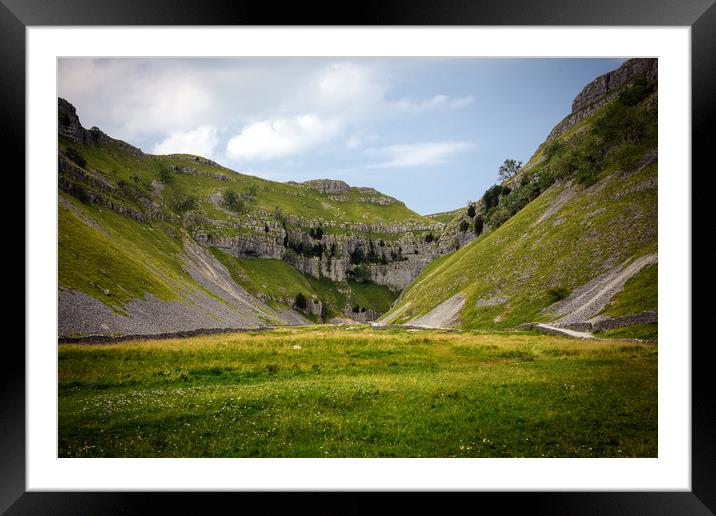 Gordale Scar Framed Mounted Print by Svetlana Sewell