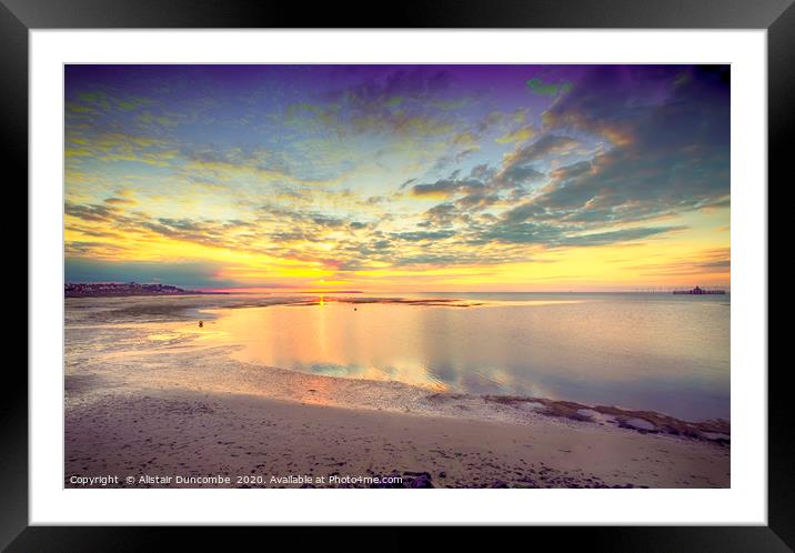 Evening Glow  Framed Mounted Print by Alistair Duncombe