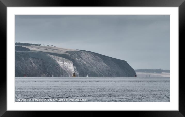 Cliffs of Chanonry Point Framed Mounted Print by mary spiteri